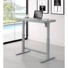Flexispot standing desk 48 x 30 inches height adjustable desk electric sit stand desk home office desks whole piece desk board (black frame + 48 in blacktop) 4.7 out of 5 stars 6,293 $249.99 $ 249. Walmart Com Wildon Home White Glass Top Gray Adjustable Frame The Height Adjusts From 29 5 To 4 Adjustable Height Desk Adjustable Desk Adjustable Standing Desk