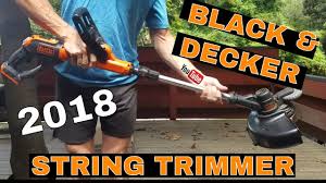 Black And Decker Cordless Weed Eater Parts Black Decker 20v Max Li Ion Easyfeed String Trimmer Lste525 Youtube