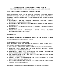 Q&a tes wawancara osis : Doc Teks Pengucapan Janji Dan Prakata Pelantikan Patimah Al Husen Academia Edu