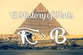 Check out our egyptian script selection for the very best in unique or custom, handmade pieces from our shops. A History Of Fonts From Ancient Symbols To Modern Typography The Font Bundles Blog