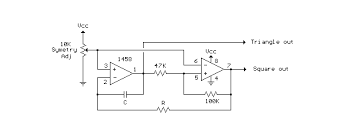 Simple delta wave generator schematic circuit diagram. Miscellaneous Circuits By Csaba Yo5ofh