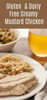 Gluten Dairy Free Creamy Mustard Chicken Allergy Awesomeness Recipe In 2021 Dairy Free Delicious Breakfast Recipes Gluten Free Dairy Free