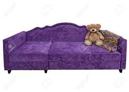 Handmade to order, as you imagined | sofa.com. Lila Sofa Mit Einem Baren Und Einem Karierten Lizenzfreie Fotos Bilder Und Stock Fotografie Image 58794350