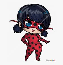 So here's some shapes i drew to kinda give you a feel of how ladybug's hair looks like. Easy How To Draw Ladybug And Cat Noir Hd Png Download Transparent Png Image Pngitem