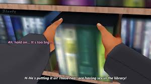 ENG SUBS Akiha in the library HD phone wallpaper