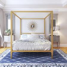 I received it within couple of days. Dhp Modern Canopy Bed Full Gold Walmart Com Walmart Com