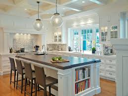 island cookbook shelf transitional