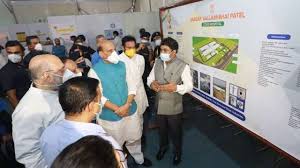 Amit Shah Rajnath Singh Visit Drdo Built Sardar Vallabhbhai Patel Covid 19 Hospital In Delhi