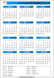 Calendar with 2021 calendar of holidays and celebrations of united states. Netherlands Holidays 2021 2021 Calendar With Netherlands Holidays
