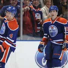 Offering her game tickets seemed like the next best option. 2 Taylor Hall And Ryan Nugent Hopkins The Copper Blue