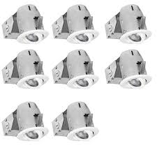 The included led bulb turns your recessed lighting. Nadair Led Swivel Recessed Lights 8 Pack 3 In Cp734l 8wh Rona
