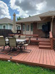 I decided to go with a solid stain (even though the deck cleaned up nicely once it was washed) because it's supposed to be easier to keep clean. Please Help Advice On Stain For Deck