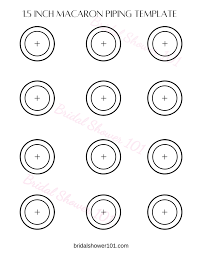 7 printable macaron templates pdf doc free premium templates. Free Printable Macaron Template And Piping Outline Pdf Bridal Shower 101