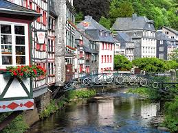 Monschau, aka the pearl of the eifel, is a small, historic town in the german eifel. Monschau Eifel Germany