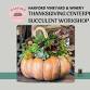 Thanksgiving Centerpiece Succulent Workshop event image
