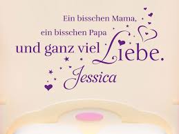 Wandtattoo Mama Papa Und Liebe Spruch Klebeheld