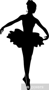 Ballerina Silhouette Sticker Pixers We Live To Change Ballerina Silhouette Silhouette Art Ballerina Art