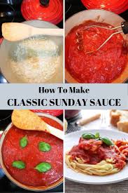 Sunday Sauce Recipe Sunday Sauce Types Of Pasta Sauce Easy Pasta Recipes