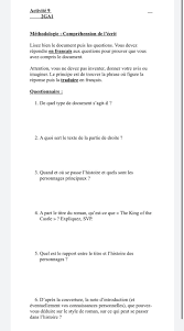En anglais, l'ef set est le meilleur choix, car, en plus d'être disponible gratuitement en ligne, c'est le premier test aligné sur le cecr. Bonjour Je Doit Faire Ce Devoir En Anglais Je Doit Le Rendre A 14h00 Pouvez Vous M Aidez A Le Nosdevoirs Fr