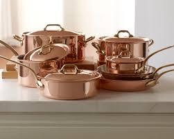 Mauviel Copper 12 Piece Cookware Set In 2020 Copper Cookware Set Gold Kitchen Rose Gold Kitchen