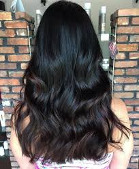 Black Hair With Chocolate Brown Balayage Balayage Hair Partial Balayage Black Hair Balayage