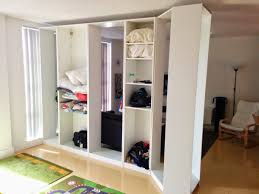 Making A Pax Room In The Living Room Ikea Hackers Ikea Room Divider Sliding Room Dividers Ikea Pax Closet