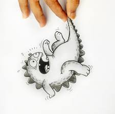 Playing With Our Little Cartoon Dragon Pet Part 2 Cartoon Drawings Of Animals Pet Dragon Doodle Monster