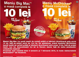 ← previous story the haitian dish. Mcdonald S Reduce Cu 3 5 Lei PreÅ£ul Meniurilor Big Mac Si Mcchicken Stiri Pe Blog