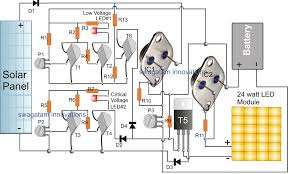 How does a solar street light circuit work? Solar Led Light Circuit Diagram Novocom Top