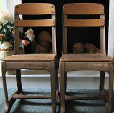Good Questions How To Refinish Vintage School Chairs Vintage School Chairs School Chairs Vintage School