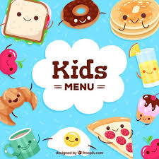 Download Food Background With Cute Cartoons For Free Food Backgrounds Kids Menu Menu Design