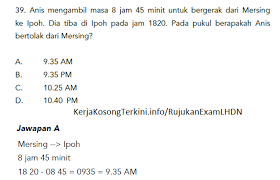Ceritakan serba sedikit latar belakang anda. Contoh Soalan Matematik Pegawai Eksekutif Lhdn Kecemasan F