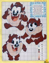 Cross stitch baby blanket with looney tunes characters preview. 56 Trendy Ideas For Knitting Charts Disney Looney Tunes