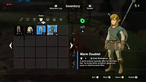 Recipes in breath of the wild are the result of link cooking. Where To Find Cold Resistance Gear In Zelda Breath Of The Wild