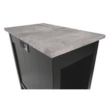 More than 376 side table with power outlet at pleasant prices up to 17 usd fast and free worldwide shipping! Chair Side End Table With 2 Electrical Outlets And Usb Ports Black And Gray Overstock 30947815