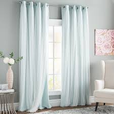 Aqua Room Darkening Curtains Wayfair
