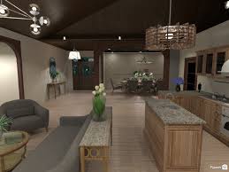 You can also see on the other kitchen design, the kitchen open kitchen design ideas for your inspiration. Open Concept Living Room Dining Room And Kitchen Free Online Design 3d House Ideas Jason Chandler Grimes By Planner 5d
