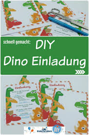 Dino Einladung Kindergeburtstag Kinder Party Kindergeburtstag Basteln Ideen