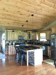 Kitchen Kraftmaid Natural Hickory Cabinets Native Custom Stone Backsplash Granite Countert Hickory Kitchen Hickory Kitchen Cabinets Natural Hickory Cabinets