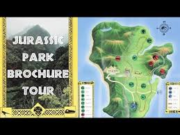 The font used for the film title in the poster is very similar to jurassic park designed by jens r. Jurassic Park Brochure Tour Jurassic World Evolution Youtube