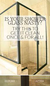 Cleaning Hard Water Stains Without Chemicals Polished Habitat Clean Shower Doors Cleaning Shower Glass Glass Shower