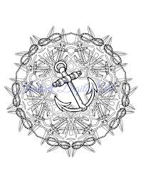 Mandala Coloring Pages Mehndi Henna Black And White Printable Nautical Anchor Ocean Instant Dig Dinosaur Coloring Pages Coloring Pages Mandala Coloring Pages