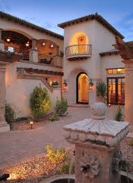 This home is really a hacienda style home in the desert hills of palm springs, california. 18 Stunning Hacienda Style Houses Giga Pic Hacienda Style Homes Spanish Style Homes Mediterranean Homes
