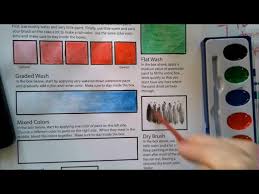 Watercolor Painting Technique Worksheet
