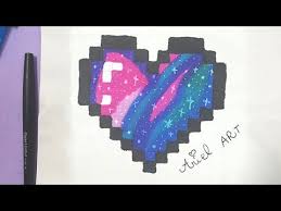 Pixel Art Comment Dessiner Un Joli Coeur Youtube