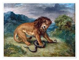 Maybe you would like to learn more about one of these? The Lion And The Snake Posters And Prints Posterlounge Com