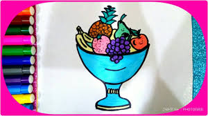 رسم صحن فواكه للاطفال والمبتدئين بكل سهولة خطوة بخطوة youtube