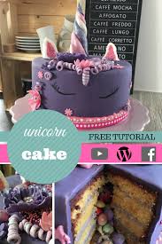 Unicorn Cake Einhorn Kuchen Pinata Kuchen Surprise Cake Youtube Tutorial Pinata Kuchen Pinata Einhorn Kuchen