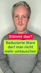 Darf man reduzierte Ware noch umtauschen? #umtauschen #rückgabe #anwalt  #rechtsanwalt #rechtmittiktok