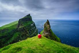 De noordzee is de bepalende factor voor het klimaat in denemarken. Achtergronden Denemarken Mykines Faroe Islands Oceaan Natuur